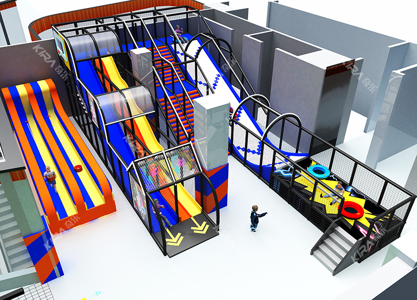 這種一蹦床為主，多種游樂項(xiàng)目結(jié)合的運(yùn)動(dòng)公園，是當(dāng)下非常受年輕人喜愛的。